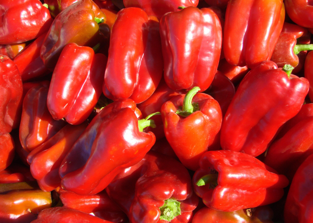 Red peppers